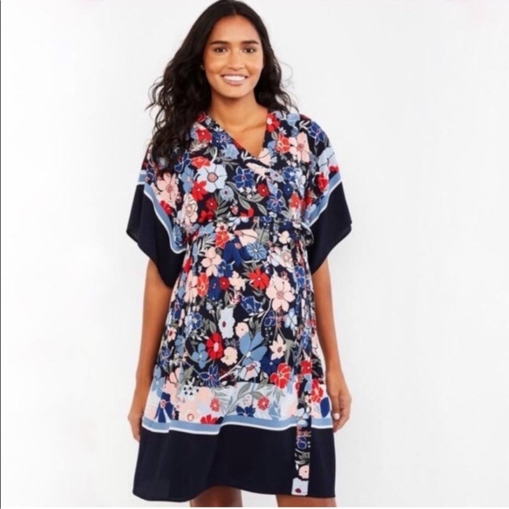 Motherhood Maternity Kimono Wrap Dress